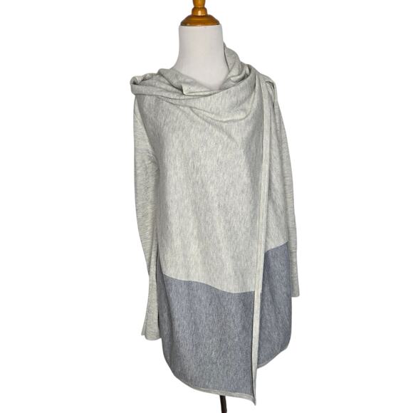 Smartwool Edgewood Wrap Sweater Merino Wool Lightweight Colorblock Women Small - Picture 2 of 14